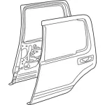 2L2Z7824631CA - Body: Door Shell for Ford: Explorer Image
