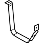 BC3Z9054B - Fuel System: Support Strap for Ford: F-250 Super Duty, F-350 Super Duty, F-450 Super Duty Image