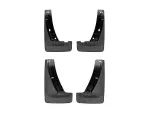110130120130 - : Black MudFlap No-Drill DigitalFit® MudFlap Kit for WeatherTech Image