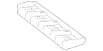 95081219J86 - Body: Seat Cushion for Mercedes-Benz: Sprinter 2500, Sprinter 3500 Image