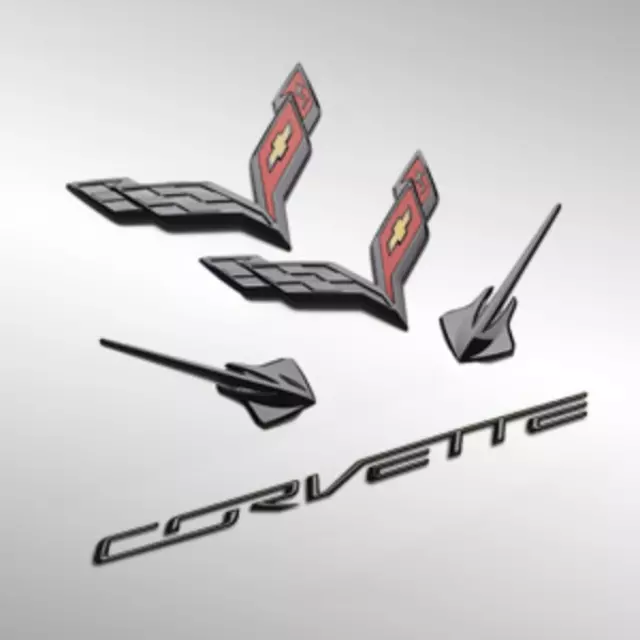 23465587 - Exterior: Emblem Set for Chevrolet: Corvette Image