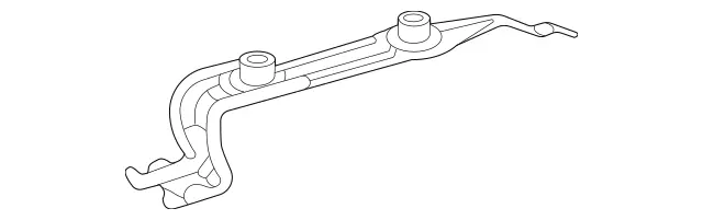 1673318000 - Cowl, Front Panel: Holder for Mercedes-Benz: GLE350, GLE450, GLE450e, GLE53 AMG, GLE580, GLE63 AMG S, GLS450, GLS580, GLS63 AMG, Maybach GLS600 Image image