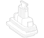 2038200256 - : 2002-2011 Mercedes-Benz - License Plate Lamp for Mercedes-Benz: C240, C320, CLS500, CLS55 AMG, CLS550, CLS63 AMG, E320, E500 Image