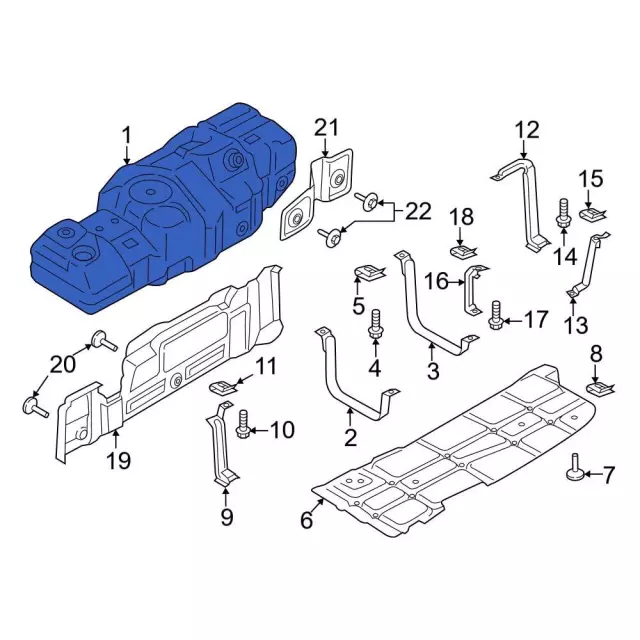 Fuel Tank - Ford (LC3Z-9002-X)
