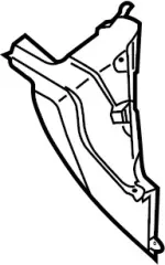 68134CL70A - Body: Center Panel for INFINITI: FX35, FX45 Image