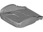 ES7Z54632A23K - Body: Seat Cushion Pad for Ford: Fusion, Police Responder Hybrid, SSV Plug-In Hybrid Image