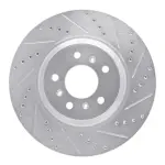 63146022R - : DFC Brake Rotor - Drilled and Slotted - Silver for DYNAMIC FRICTION Image