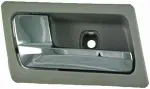 81700 - : Interior Door Handle - Front Left - Chrome Lever+Gray Housing (Flint) for Dorman Image