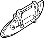 826063Y176 - : Handle, Outside for INFINITI: I35 Image