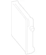 995009201 - Radiator: Coolant Radiator for Mercedes-Benz: AMG GT, AMG GT Black Series, AMG GT C, AMG GT R, GLE63 AMG S, GLS63 AMG Image