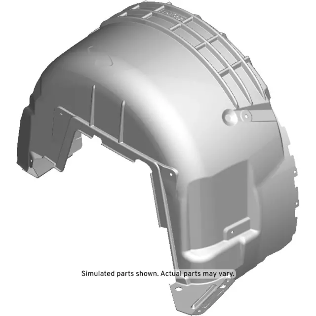 23327812 - : Passenger Side Rear Wheelhouse Liner for Chevrolet: Corvette Image