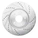 63172035R - : DFC Brake Rotor - Drilled and Slotted - Silver for DYNAMIC FRICTION Image