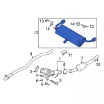 LX6Z5A289C - : Rear Muffler for Ford: Escape Image