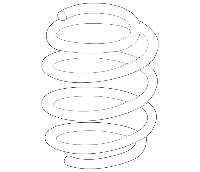 2043211104 - Springs, Suspension and Hydraulic Components: Helical Spring for Mercedes-Benz: C250, C300, C350, E550 Image image