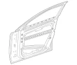156720020564 - : Door Shell for Mercedes-Benz Image