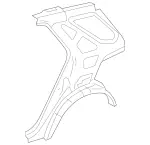 1666301313 - Side Walls: C-Pillar for Mercedes-Benz Image