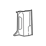 CK4Z6131010AA - Body: Rear Pillar Trim for Ford Image
