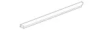 2137250365 - Body: Belt Weather-strip for Mercedes-Benz Image