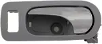 81826 - : Interior Door Handle - Front Left - Chrome Lever+Gray Housing for Dorman Image
