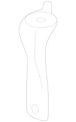 2036262314 - Cowl, Front Panel: Holder for Mercedes-Benz: 180C, C230, C320 Image