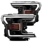 880186 - : Projector Headlights Plank Style Design Matte Black for AlphaRex Image