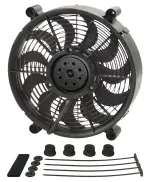 18212 - : 12" High Output Single RAD Pusher/Puller Fan with Standard Mount Kit for Derale Image