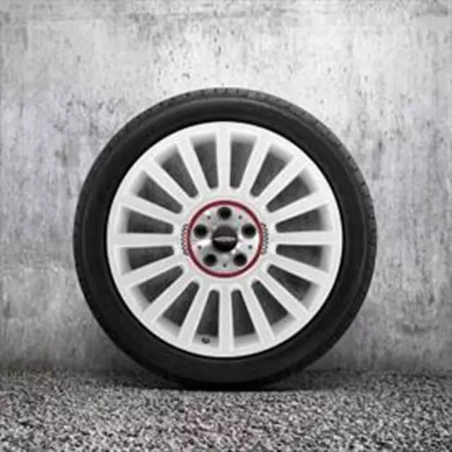 36112420420 - : 19 Inch Style 536 Aspen White Rallye Spoke for Mini Image