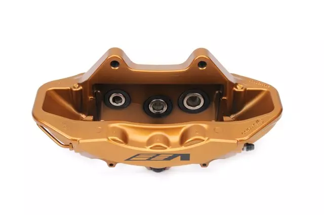 Gold Front Driver Side Disc Brake Caliper Assembly - GM (84229177)