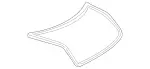 2197500298 - Trunk Lid: Seal for Mercedes-Benz: CLS500, CLS55 AMG, CLS550, CLS63 AMG Image