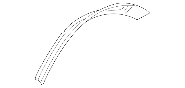 1646300122 - Body: Wheelhouse Cover for Mercedes-Benz Image