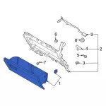 ML3Z1506024AG - Body: Glove Box Door for Ford: Expedition, F-150, F-150 Lightning Image