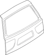 K01004W3MF - : Lift Gate for Infiniti Image