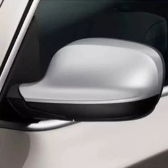 51162162252 - Body: Matte Silver Mirror Cap Set - Right for BMW: X3 Image