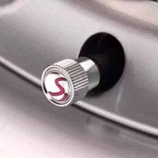 36112211235 - Wheels: Valve Stem Caps - Black Jack - Black for Mini Image