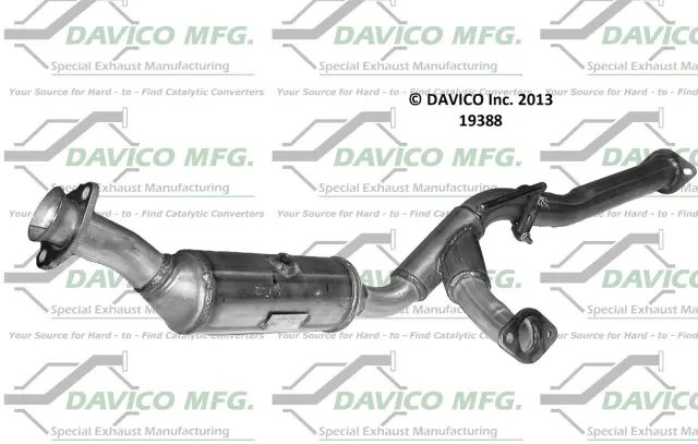 19388 - Exhaust: Direct Fit Catalytic Converter for DAVICO CONVERTERS Image