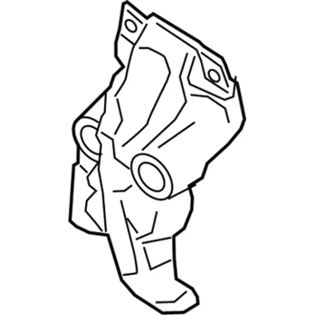 F2GZ9P462A - Engine: Turbocharger Mount Heat Shield for Ford: Edge, Escape, Fusion | Lincoln: MKC, MKZ Image