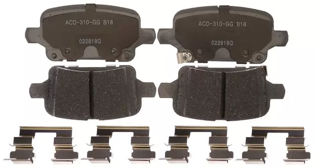 14D1915CHF1 - Brake: Rear Disc Brake Pad Kit for Buick: LaCrosse, Regal Sportback, Regal TourX | Chevrolet: Equinox, Malibu | GMC: Terrain Image