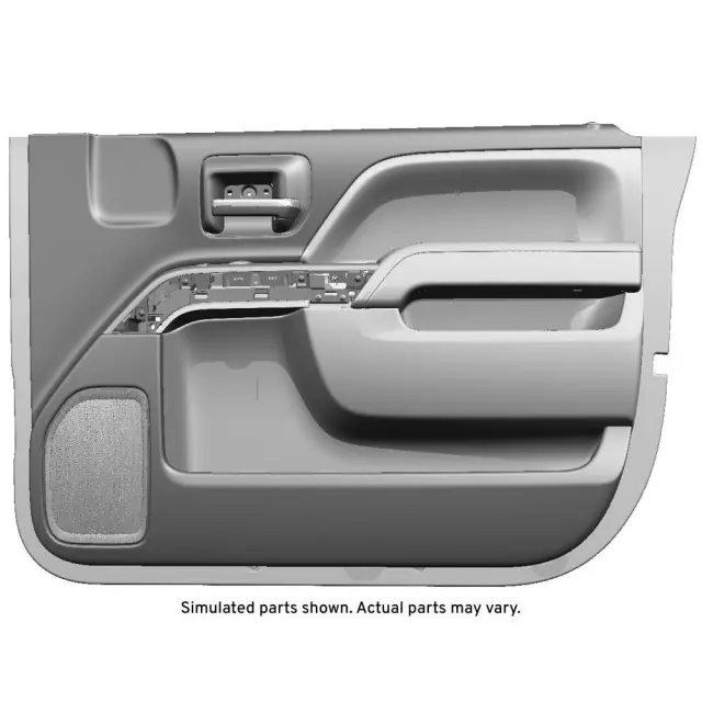 84354310 - Body: Door Trim Panel for Chevrolet: Silverado 1500, Silverado 2500 HD, Silverado 3500 HD | GMC: Sierra 1500, Sierra 2500 HD, Sierra 3500 HD Image