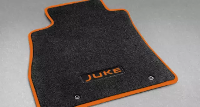 999E26X003 - Interior: Carpeted Floor Mats - Orange for Nissan: Juke Image