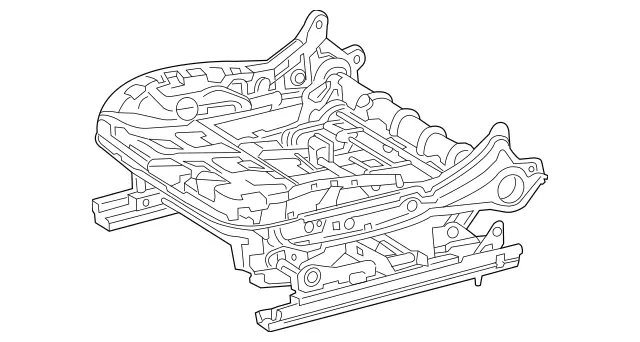 9108303 - Driver Seat: Height Adjustment for Mercedes-Benz: AMG GT 43, AMG GT 53, AMG GT 63, AMG GT 63 S, AMG GT 63 S E Performance, C350e, C400, C450 AMG, C63 AMG, CLS450, CLS53 AMG, E300, E350, E43 AMG, E53 AMG, E63 AMG S, G550, GLC300, GLC43 AMG, GLC63 AMG, GLC63 AMG S Image image