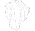65420320 - Electrical Equipment and Instruments: Horn for Mercedes-Benz Image