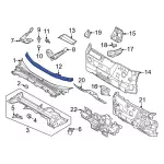 LJ8Z5802012A - Body: Cowl Top Panel for Ford: Mustang Mach-E Image