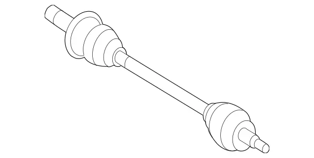 2513500110 - : Axle Shaft for Mercedes-Benz: R320, R350, R500 Image