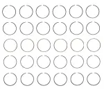 S89186STD - : Engine Piston Ring Set for Enginetech Image