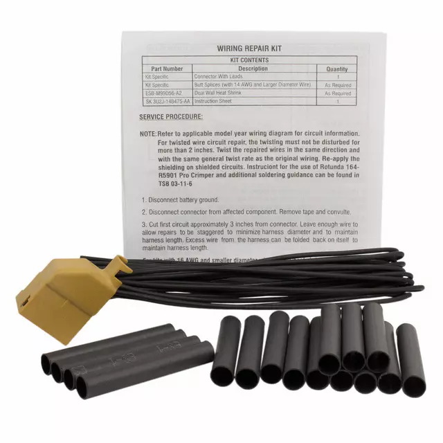 BU2Z14S411ZA - : Wire Assembly for Ford Image