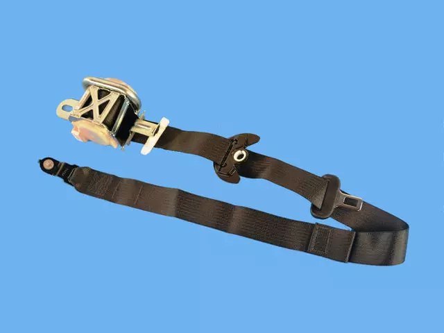 Front Outer Seat Belt, Left, Export - Mopar (5ME37DX9AE)