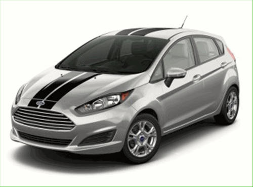 Dual Over The Top Stripe - Matte Black - Ford (VGA6Z-6320000-C)