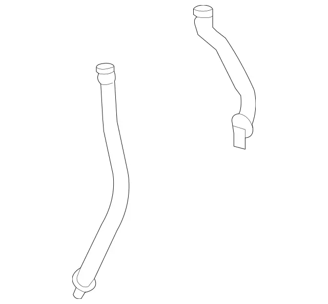 2048320000 - Heating and Ventilation: Condensation Hose for Mercedes-Benz: C250, C300, C350, C63 AMG, E550, GLK250, GLK350 Image image