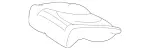 20992001377H91 - Body: Cushion Cover for Mercedes-Benz Image