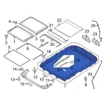 PC3Z26502C22B - : Kit Tilting Roof for Ford: F-250 Super Duty, F-350 Super Duty, F-450 Super Duty Image